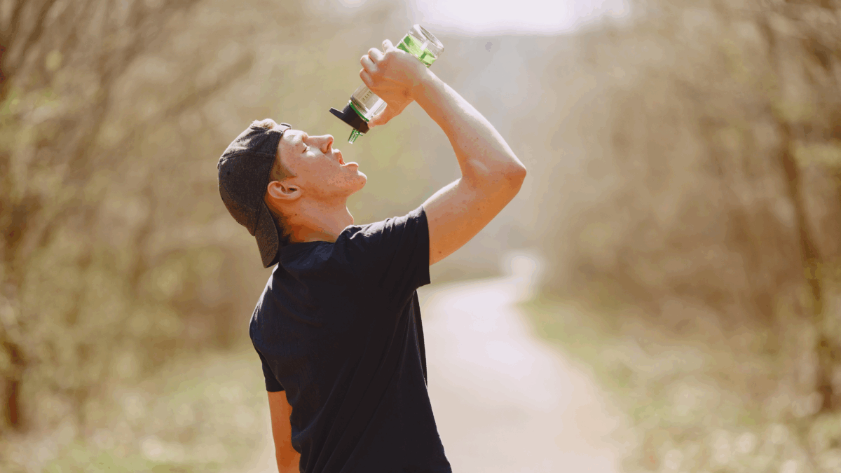 Man drinking water - Core Results Health and Nutrition